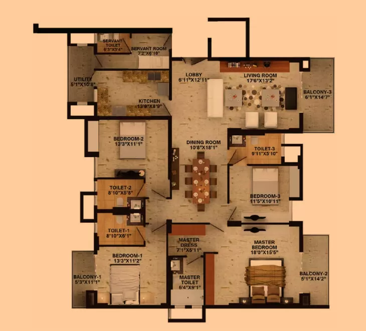 Wave Amore 4 BHK apartment Sector 32 Noida ready to move