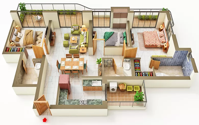 eldeco-7-peaks-3bhk-plus-servant-greater-noida