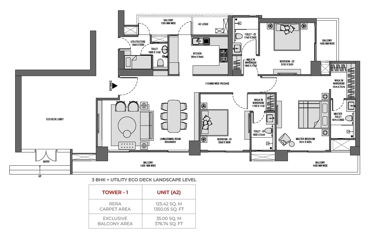 experionsaatori3bhkplusservant