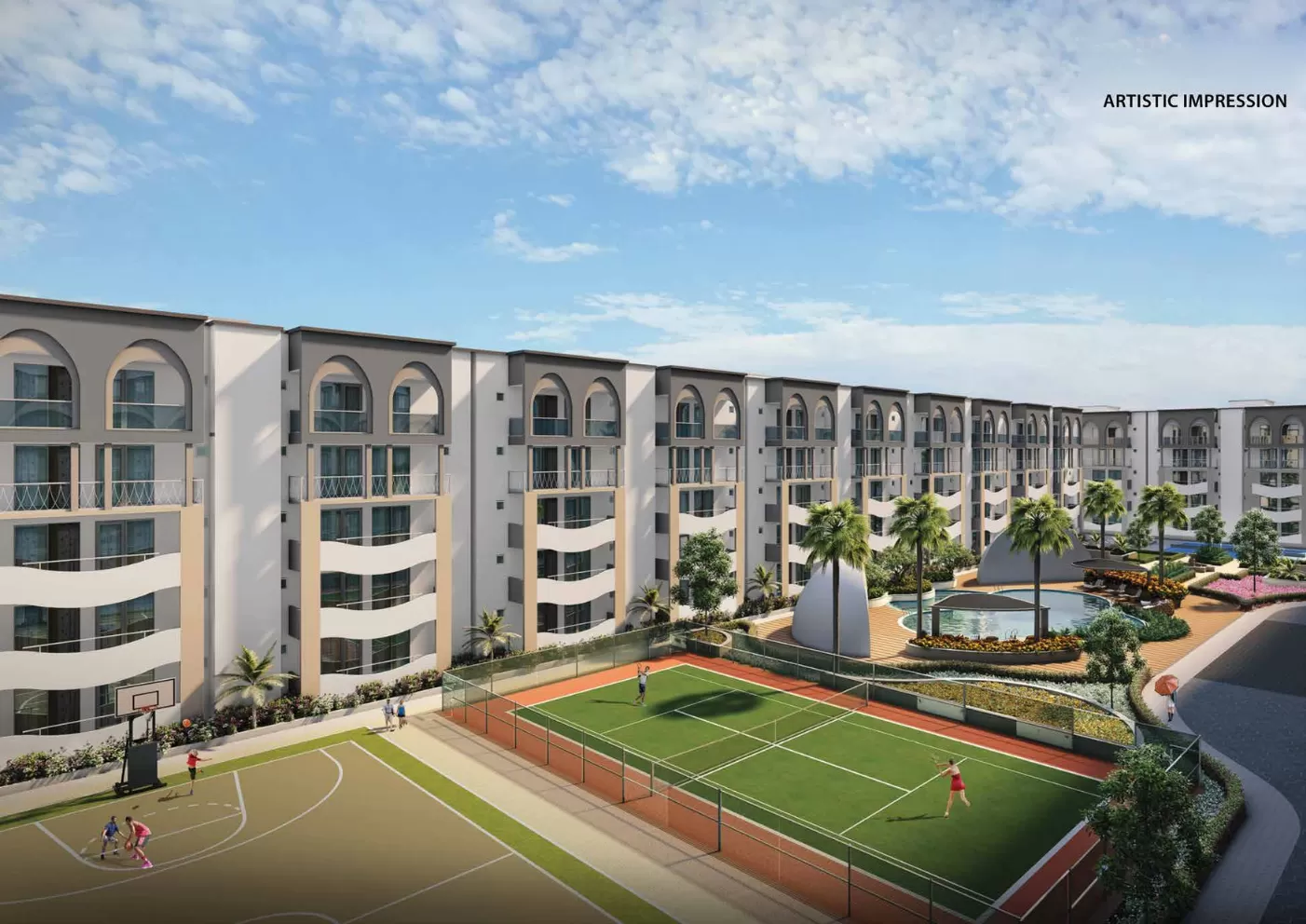 Nimbus The Palm Village Sector 22A Yamuna Expressway Greater Noida apartments